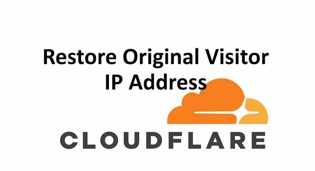 cloudflare restore original visitor ip address