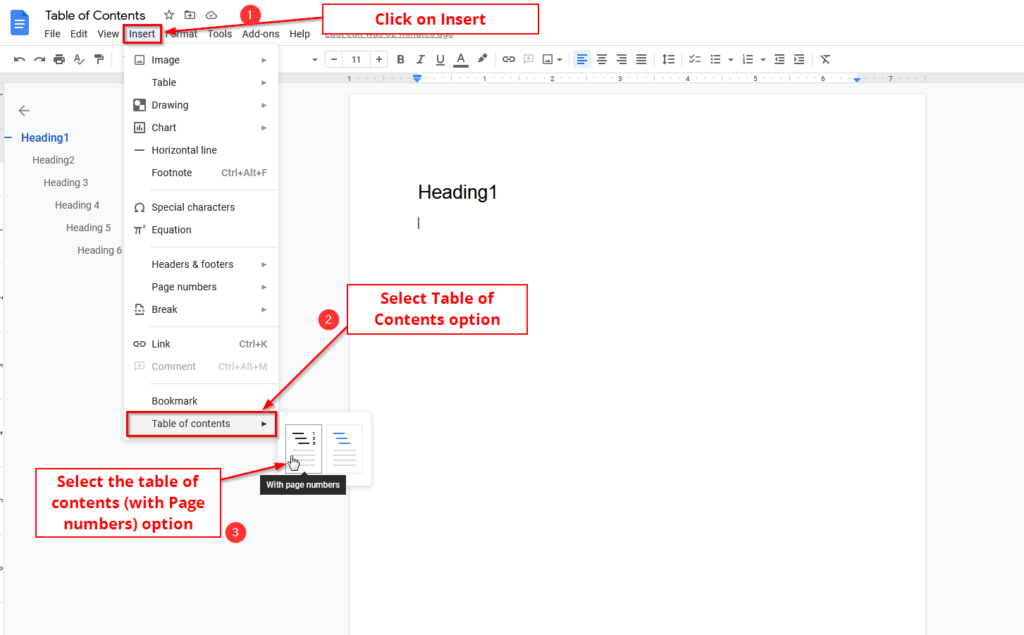 How to Easily Make a Table of Contents in Google Docs