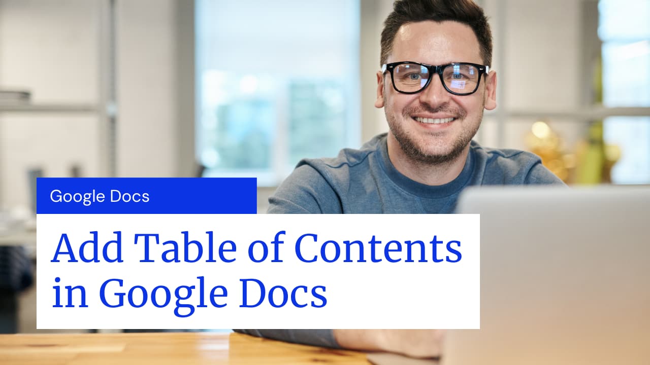 add table of contents in Google docs
